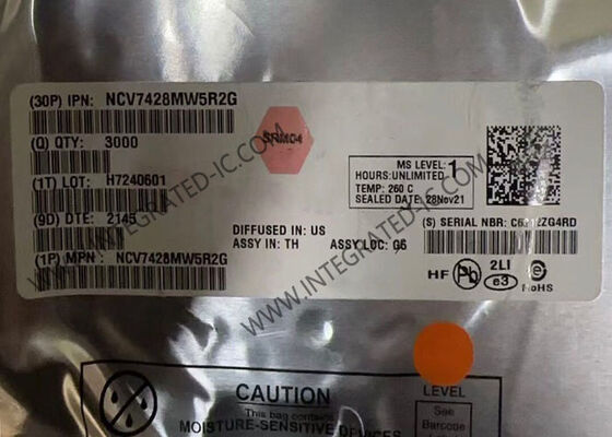 NCV7428MW5R2G Τσιπ ολοκληρωμένου κυκλώματος 5.5V έως 28V Τσιπ βάσης συστήματος αυτοκινήτου