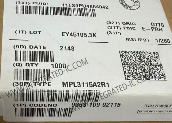 MPL3115A2R1 Αισθητήρας IC 20kPa έως 110kPa Απόλυτος ψηφιακός αισθητήρας πίεσης