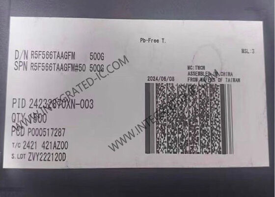 Μικροελεγκτής MCU R5F566TAAGFM Single End 32-Bit RX Μικροελεγκτής IC