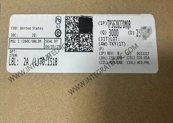 TPS62827DMQR Τσιπ ολοκληρωμένου κυκλώματος 4A Σύγχρονος μετατροπέας βήματος προς τα κάτω με συχνότητα διακόπτη 2,2MHz και ακινητό ρεύμα 4μA