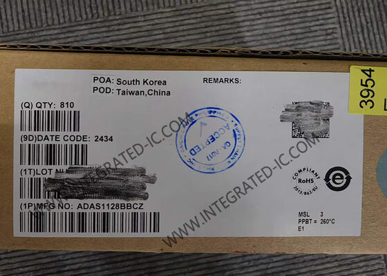 ADAS1128BBCZ Integrated Circuit Chip 128-Channel 24-Bit Resolution Υπερχαμηλό θόρυβο ρεύμα σε ψηφιακό ADC