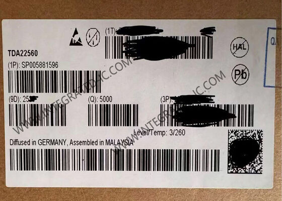 TDA22560 Τσιπ ολοκληρωμένου κυκλώματος με ρεύμα εξόδου 60A OptiMOSTM 6 Smart Power Stage στο πακέτο PG-UFLGA-34