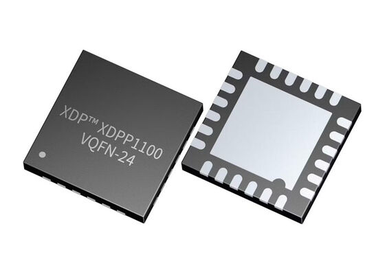 XDPP1100-Q024 Integrated Circuit Chip XDPTM Ψηφιακός ελεγκτής ισχύος με συχνότητα 2 MHz PWM 3.3 V Τετάρτη τροφοδοσίας σε πακέτο VQFN 24 πινών
