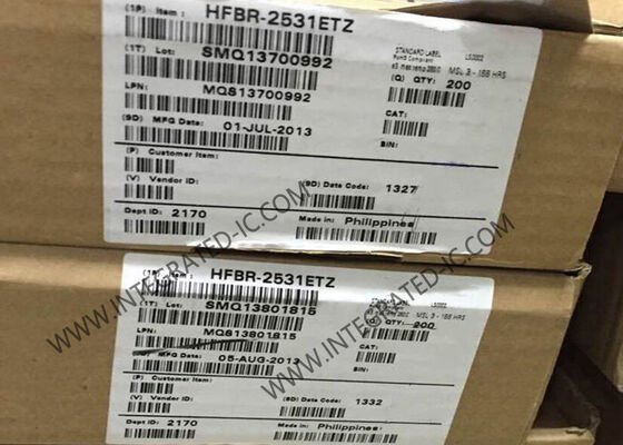 HFBR-2531ETZ δέκτης οπτικών ινών 5MBd Ταχύτητα δεδομένων 660nm μήκος κύματος πλαστικό οπτικό ινών ευπροσάρμοστο σύνδεσμο