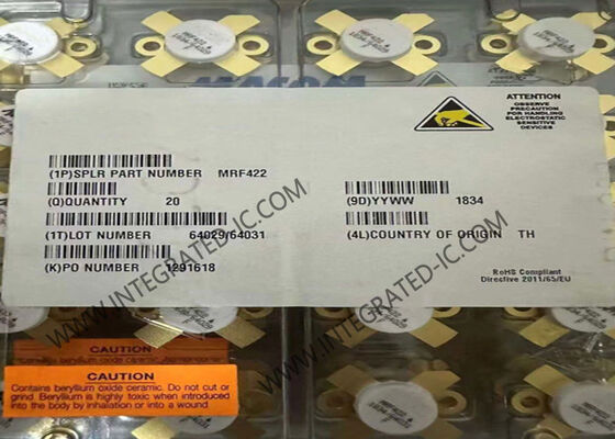 MRF422 Διπολικό τρανζίστορ ισχύος RF 150W 35V NPN πυρίτιο για Γραμμικός ενισχυτής 30 MHz