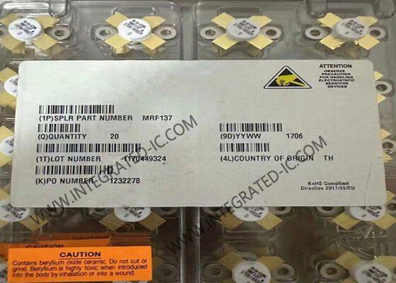 Τρανζίστορ RF MOSFET N-Channel MRF137 με ισχύ εξόδου 30W, συχνότητα 400MHz και τάση 28V