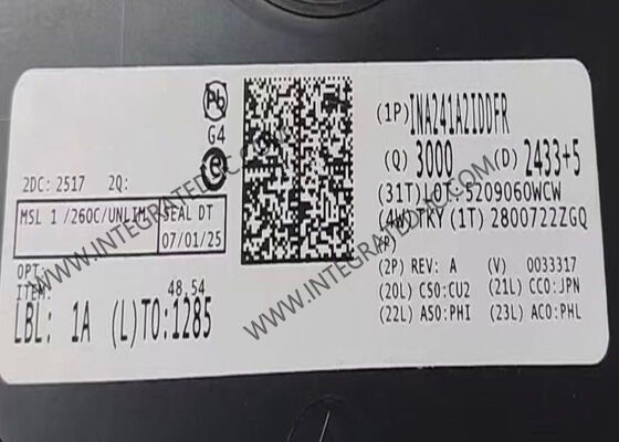 INA241A2IDDFR Ενισχυτής ρεύματος ενσωματωμένου κυκλώματος με βελτιωμένη απόρριψη PWM