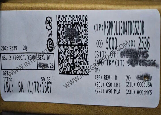 MSPM0L1304TDGS20R MCU 32 bit με μικροελεγκτή μικτού σήματος ARM Cortex-M0+ Core 32MHz Ultra-Low-Power