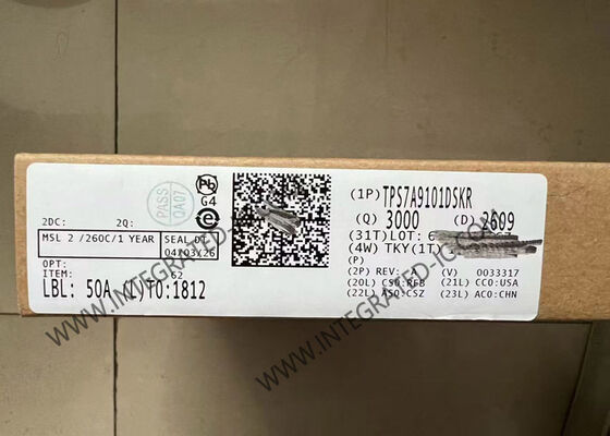Χαμηλού θορύβου LDO τσιπ TPS7A9101DSKR ολοκληρωμένων κυκλωμάτων ρυθμιστής τάσης υψηλός-ακρίβειας