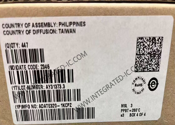 ADATE320-1KCPZ Ολοκληρωμένο Κύκλωμα 1.25GHz Μονού Τσιπ Λύση ATE VFQFN84
