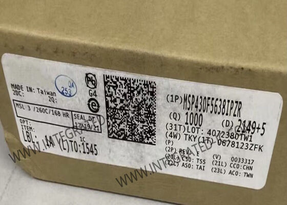 MSP430F5638IPZR 16-Bit Microcontroller MCU με ταχύτητα 20MHz και μνήμη προγραμμάτων 256KB