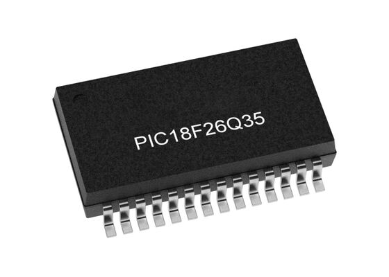 PIC18F26Q35-E/SS Μικροελεγκτής MCU 8-Bit 64MHz Πολυδύναμος MCU με ρυθμιζόμενη λογική για την ηλεκτρονική αυτοκινήτου
