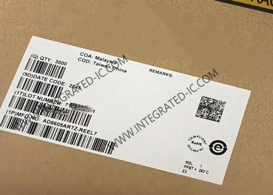 AD8605ARTZ Λιγός θόρυβος CMOS σιδηροδρομική προς σιδηροδρομική είσοδος και έξοδος λειτουργικός ενισχυτής με εύρος ζώνης κέρδους 10 MHz
