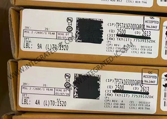 ολοκληρωμένο κύκλωμα TPS7A1650-Q1 MSOP8 ρυθμιστών τάσης 5V TPS7A1650QDGNRQ1 LDO