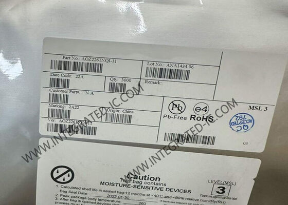 AOZ2261NQI-11 Ολοκληρωμένο Κύκλωμα 28V Είσοδος 8A Έξοδος DC/DC Συγχρονισμένος Ρυθμιστής Buck Πακέτο QFNB-23