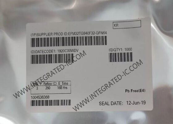 EFM32TG840F32-QFN64 Μικροελεγκτής MCU 32-bit ARM Cortex-M3 με Ultra Low Power και ταχύτητα 32MHz