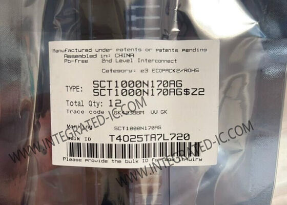 SCT1000N170AG 1700V 7A Αυτοκινητοβιομηχανική ισχύς καρβιδίου πυριτίου MOSFET ολοκληρωμένου κυκλώματος chip HiP247