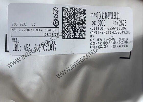 TCAN1462VDRBRQ1 Τσιπ ολοκληρωμένου κυκλώματος με βελτίωση σήματος CAN FD Transceiver σε πακέτο VDFN8