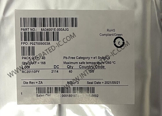 5G Ενότητα 8A34001E-000AJG Εξοπλισμός δικτύου 5G CABGA-144 Συστήματος Συγχρονιστή IC