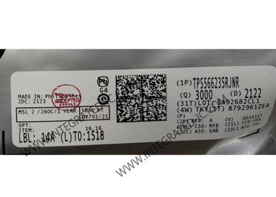 Τσιπ IC TPS566235RJNR με 4.5V έως 18V εισροή 6A Συγχρονισμένος μετατροπέας βήματος SWIFTTM