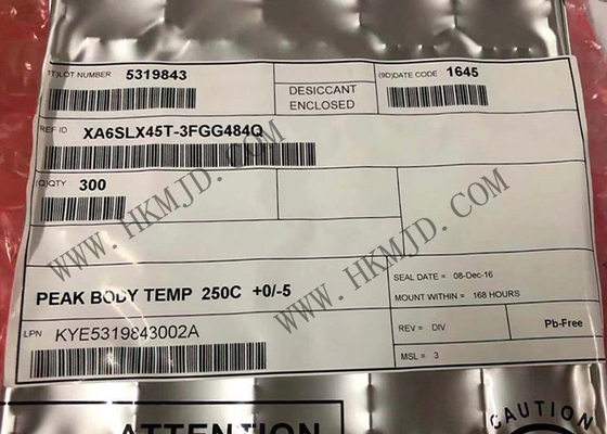 FBGA484 αυτοκίνητη υψηλή επίδοση ολοκληρωμένου κυκλώματος τσιπ XA6SLX45T-3FGG484Q XA6SLX45T FPGA