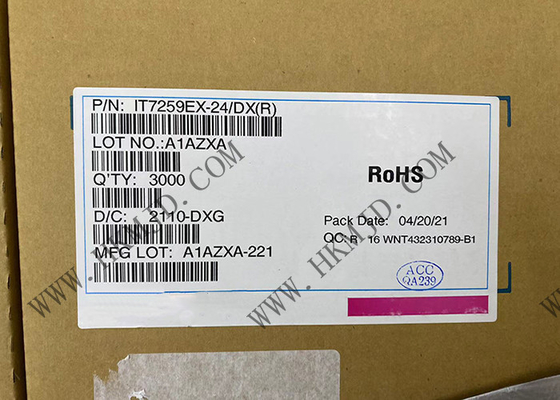 IT7259EX-24/DX 24 χωρητικός ελεγκτής IT7259EX-24 QFN ανίχνευσης αισθητήρων καναλιών