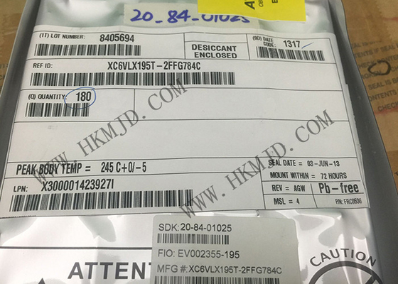 Προγραμματίσημη σειρά πυλών τομέων τσιπ XC6VLX195T-2FFG784C XC6VLX195 ολοκληρωμένων κυκλωμάτων