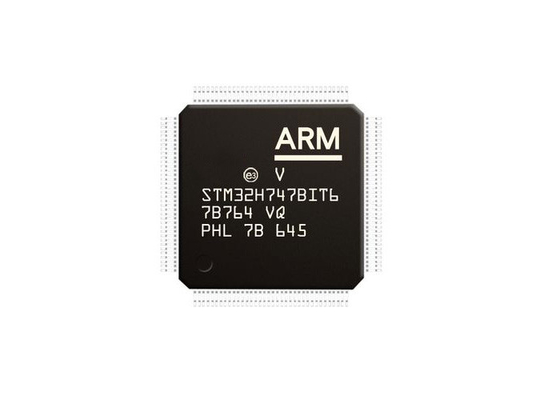 Τσιπ ολοκληρωμένου κυκλώματος STM32H747BIT6 Υψηλής απόδοσης MCU 480 MHz μικροελεγκτής IC