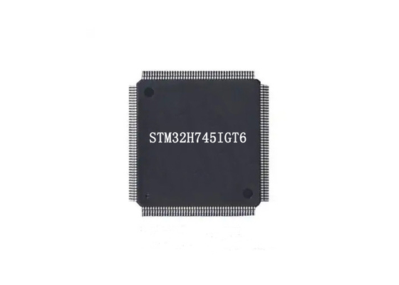 STM32H745IGT6 Διπλός βραχίονας 32 bit Cortex-M7 Flash Microcontroller IC 176-LQFP
