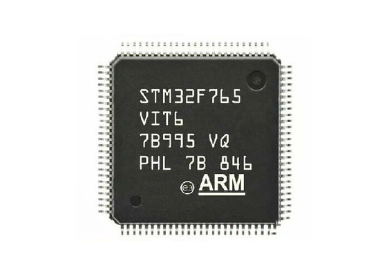 STM32F765VIT6 MCU με 2 ΜΒ της συσκευασίας ολοκληρωμένου κυκλώματος 100-LQFP μικροελεγκτών λάμψης