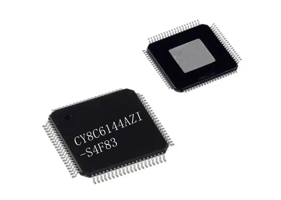 τριανταδυάμπιτη ΛΆΜΨΗ MCU CY8C6144AZI-S4F83 256KB που ενσωματώνεται - μικροελεγκτές 80-TQFP στη συσκευασία