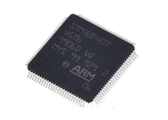 Ολοκληρωμένο κύκλωμα STM32F407VGT6 μικροελεγκτών 1 M-byte του ενιαίου πυρήνα αστραπιαίας σκέψης LQFP100