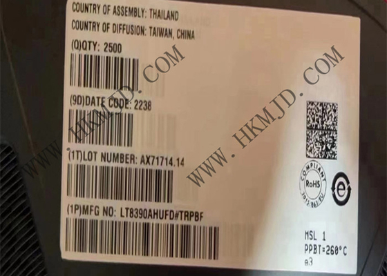 2MHz σύγχρονο τσιπ ολοκληρωμένου κυκλώματος ελεγκτών QFN28 60V ώθησης Buck διακοπτών LT8390AHUFD 4