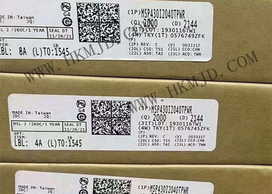 Ολοκληρωμένο κύκλωμα 28TSSOP μικροελεγκτών ανάμεικτων μηνυμάτων τσιπ MSP430I2040TPWR ολοκληρωμένων κυκλωμάτων