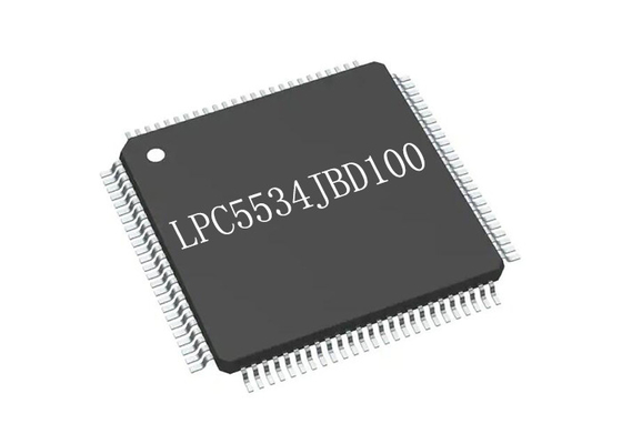 150MHz ενιαίο ολοκληρωμένο κύκλωμα 100HLQFP μικροελεγκτών πυρήνων τσιπ LPC5534JBD100 ολοκληρωμένων κυκλωμάτων