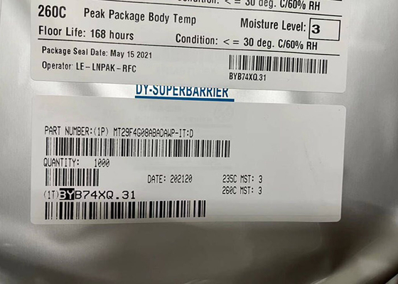 MT29F4G08ABADAWP-IT:D Μνήμη IC Chip 4Gbit Flash NAND Μνήμη IC 48TFSOP