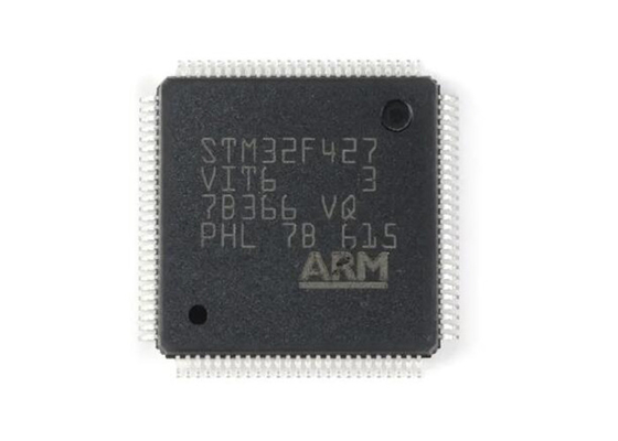 LQFP100 ενιαίο τσιπ μικροελεγκτών πυρήνων 180MHz μικροελεγκτών MCU STM32F427VIT6