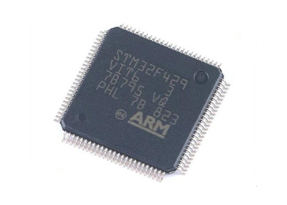 STM32F429VIT6 ενσωματωμένο ολοκληρωμένο κύκλωμα 100LQFP μικροελεγκτών πυρήνων ολοκληρωμένου κυκλώματος τριανταδυάμπιτο ενιαίο