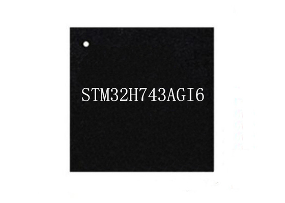 480MHz STM32H743AGI6 τριανταδυάμπιτος μικροελεγκτής MCU πυρήνων μικροελεγκτών 169UFBGA ενιαίος