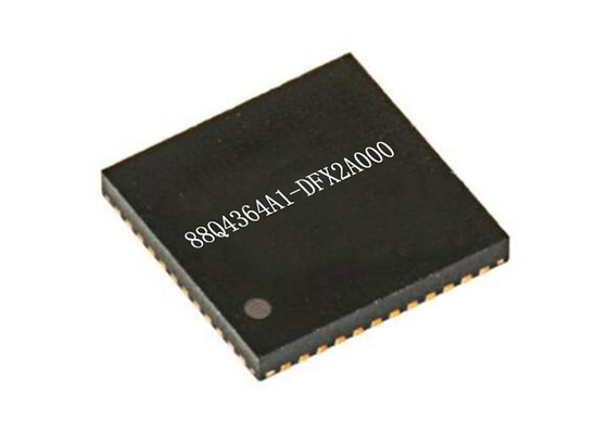 Ethernet ολοκληρωμένου κυκλώματος 88Q4364A1-DFX2A000 ενιαίος ζευγαριού πομποδέκτης WQFN52 στρώματος Ethernet φυσικός