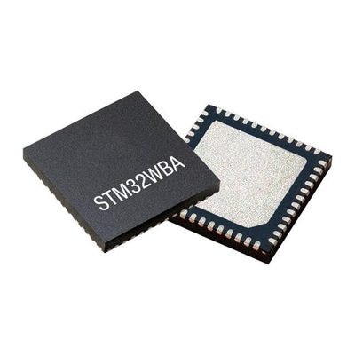 STM32WBA52CGU6 ασύρματη συσκευασία 48-UFQFN ολοκληρωμένων κυκλωμάτων BT V5.3 πομποδεκτών MCU 2.4GHz RF