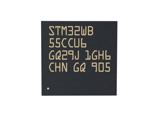 STM32WB55CCU6 32 MHZ 256 εκτεθειμένος μικροελεγκτής MCU μαξιλαριών kbyte 48-UFQFN