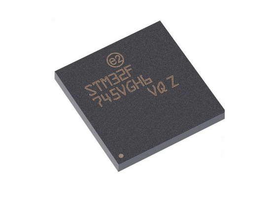 Η επιφάνεια λάμψης BGA μικροελεγκτών MCU STM32F745VGH6 1MB τοποθετεί τους μικροελεγκτές