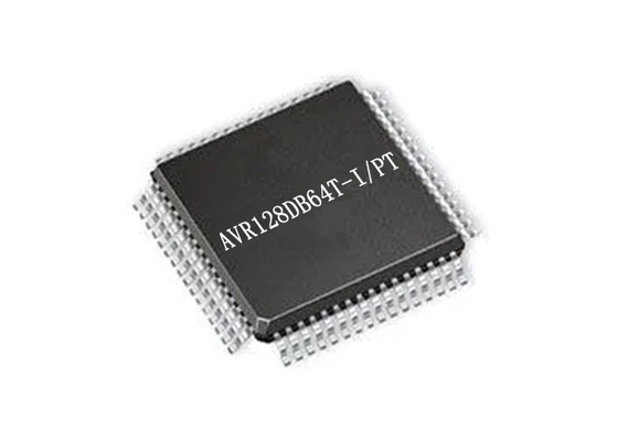 Μικροελεγκτής MCU AVR128DB64T-I/PT οκτάμπιτο 24MHz 64-TQFP υψηλής επίδοσης