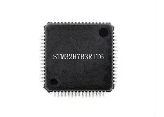 Ενιαίος μικροελεγκτής MCU τσιπ 64LQFP 280MHz μικροελεγκτών πυρήνων STM32H7B3RIT6