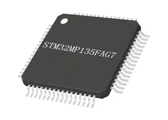Ενσωματωμένη συσκευασία μικροελεγκτών MCU QFP ολοκληρωμένου κυκλώματος STM32MP135FAG7 μικροεπεξεργαστών