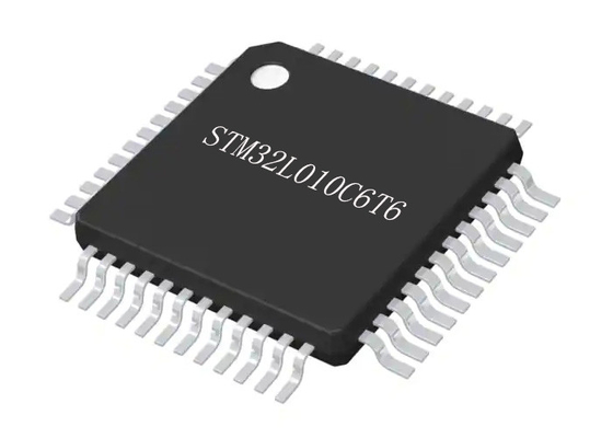 STM32L010C6T6 η τριανταδυάμπιτη επιφάνεια ολοκληρωμένου κυκλώματος μικροελεγκτών πυρήνων 32MHz 32KB MCU ενιαία τοποθετεί