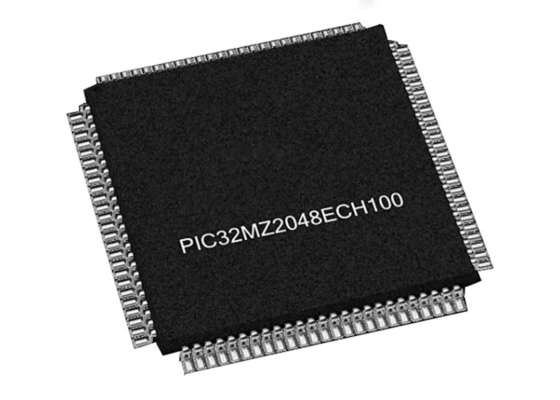 200MHz τριανταδυάμπιτο τσιπ 100TQFP μικροελεγκτών μικροελεγκτών MCU PIC32MZ2048ECH100-I/PF