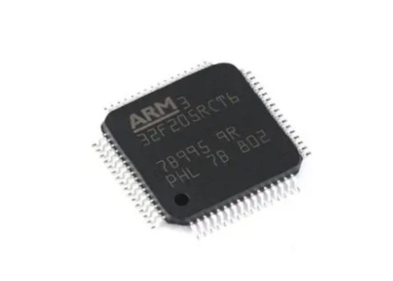 Μικροελεγκτές ΒΡΑΧΙΌΝΩΝ τσιπ STM32F205RCT6 ολοκληρωμένων κυκλωμάτων - τριανταδυάμπιτη συνδετικότητα 256kB μ3 φλοιών ΒΡΑΧΙΌΝΩΝ MCU
