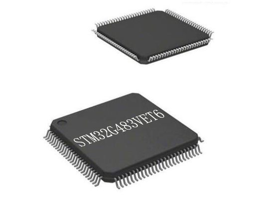 Ενιαία τριανταδυάμπιτη RISC πυρήνων STM32G483VET6 ΛΆΜΨΗ πυρήνων 512KB μικροελεγκτών MCU 100LQFP
